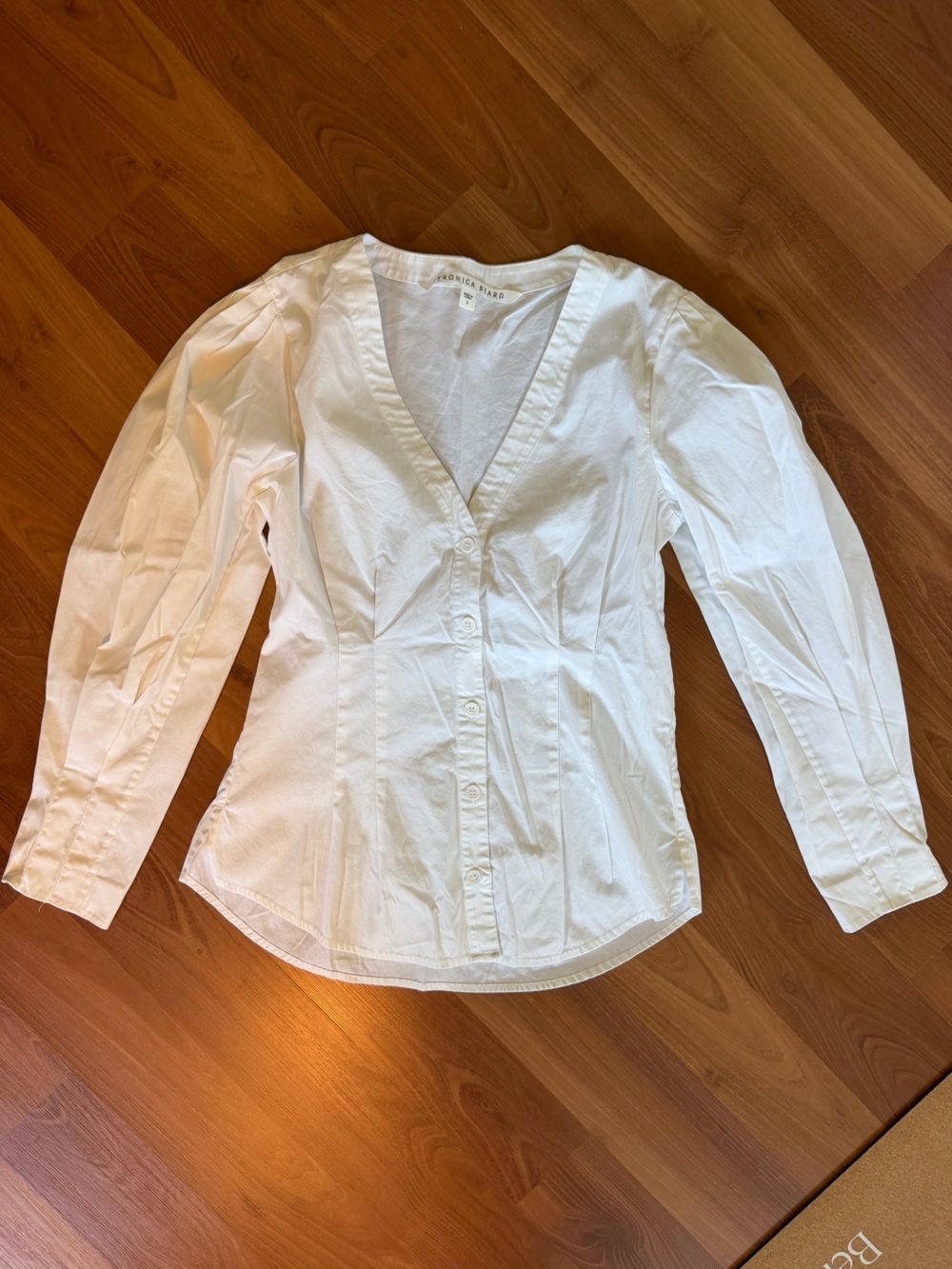 Veronica Beard White Button Down Blouse